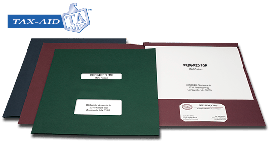 Drake® Compatible Slip Sheet Tax Software Folders