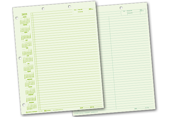 Top-punch And Side-punch Writing Pads