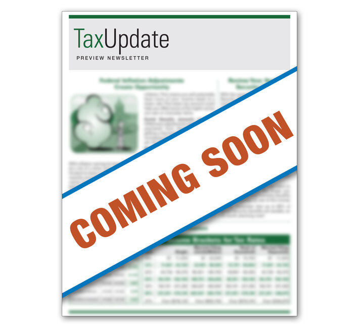 Preview Tax Update Newsletter 2025 Item 03300