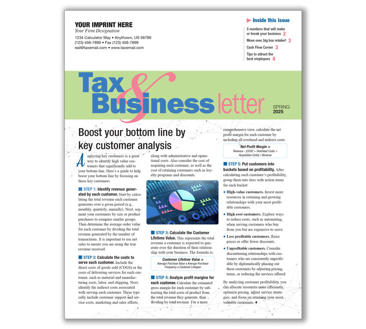 Image for item #33-201: Tax & Business Newsletter Subscription