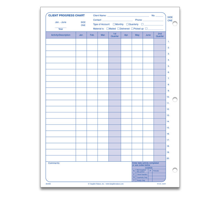 Image for item #38-000: Client Progress Report (25/pkg)
