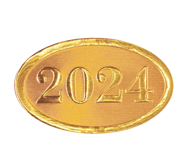 Image for item #40-2024g: 2024 Tax Year Seals (Gold)