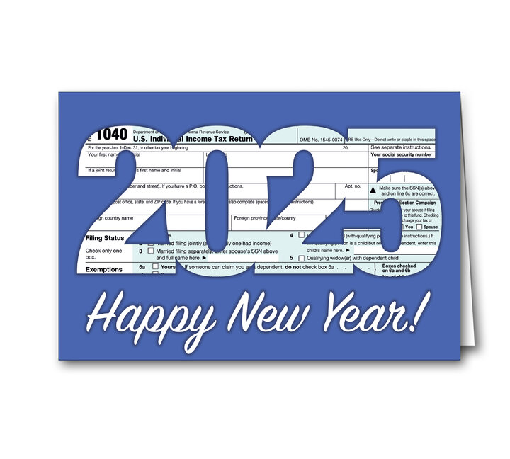 Image for item #70-6911: 1040 Resolution Greeting Card - (25/Pack)