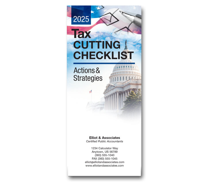 Image for item #72-1091: 2025 Tax Cutting Checklist Brochure