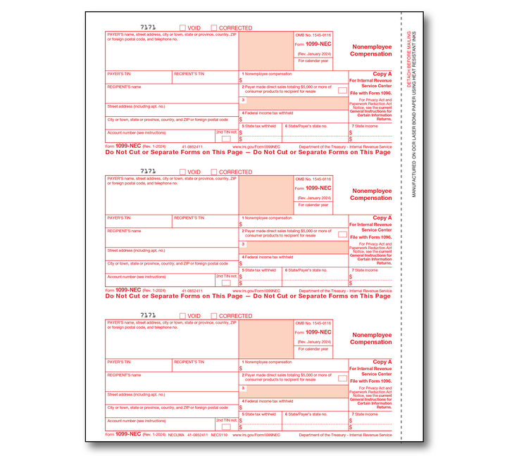 Image for item #89-5010: NEC 1099 Laser Fed. Copy A