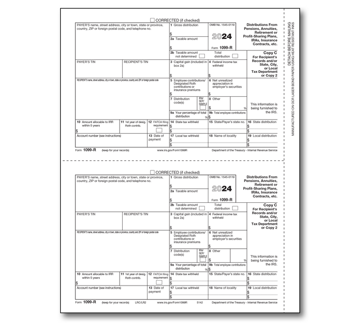 Image for item #89-5142: 1099R Laser Recip./State Copy C