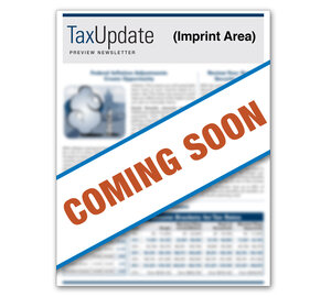 Image for item #03-301: Preview: Tax Update Newsletter 2025 - Imprinted - Item: #03-301
