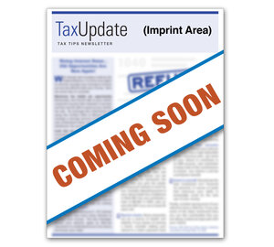 Image for item #03-801: TAX TIPS Newsletter 2025 Imprinted - Item: #03-801