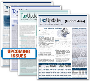 Image for item #33-001: Tax Update Newsletter-SUBSCRIPTION - imprinted - Item: #33-001