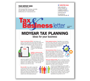 Image for item #33-201: Tax & Business Newsletter Subscription - Item: #33-201