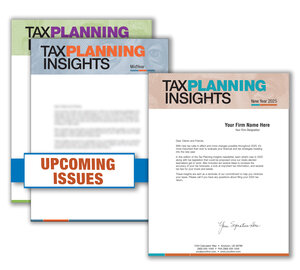 Image for item #33-331: Tax Planning Insights Letters (Subscription) - Item: #33-331