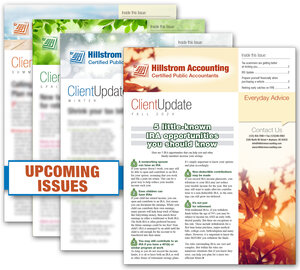 Image for item #33-451: Client Update Print Newsletter Subscription - Item: #33-451