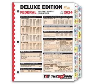 Image for item #90-211: The TaxBook Deluxe Edition 2024 - Item: #90-211