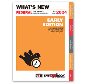 Image for item #90-280: The Tax Book What's New: 1040 IN DEPTH 2024
