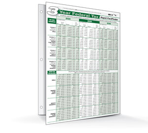 Image for item #90-370: 3 Year Federal Tax FactFinder 2024